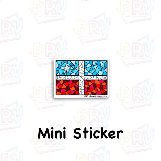 Bandera Lares (Mini Sticker)