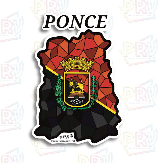 Ponce PR (Sticker)