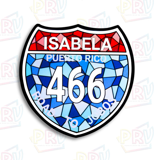 Ruta 466: Road To Jobos (Holographic Sticker)