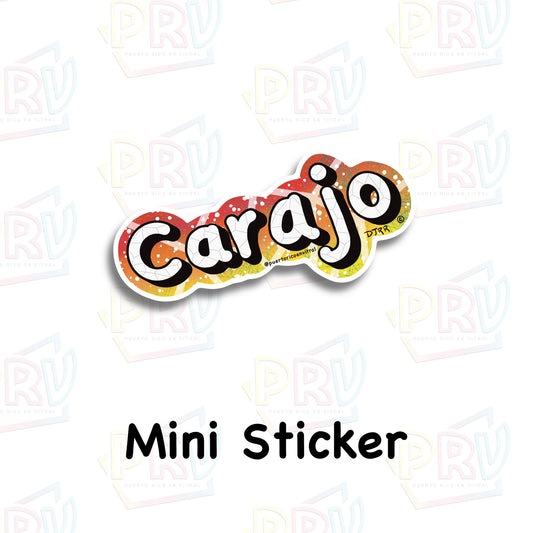 Carajo (Mini Sticker)