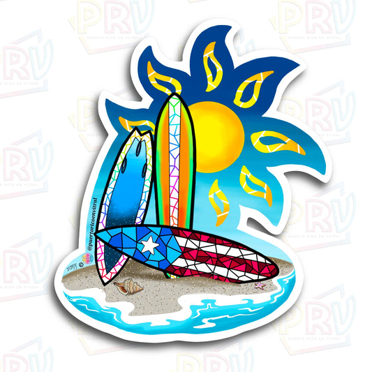 Tabla Surf (Sticker)