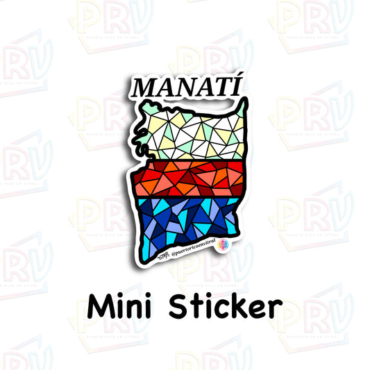 Manatí (Mini sticker)